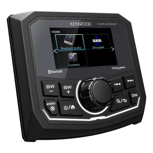 Kenwood Kmr m300bt Marine amp Motorsport Waterproof Digital Media Receiver With Corrosion Resistance amp Bluetooth