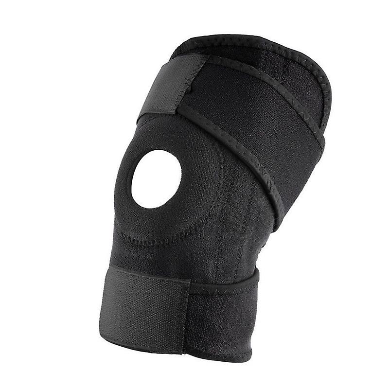 Knee Protector Outdoor Sports Adjustable Black Knee Support Brace Pads Tibia Band