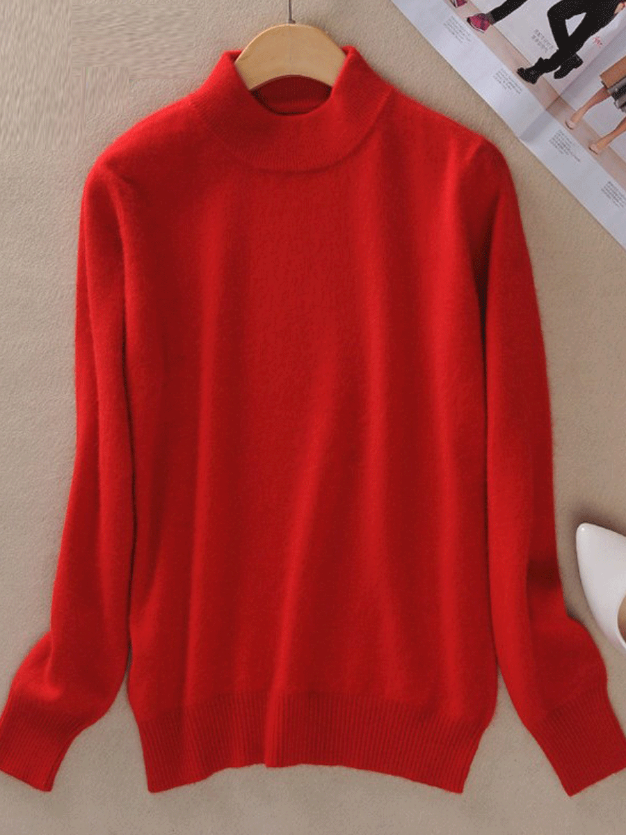 47% Off Women's Half-High Collar Sweater Pullover