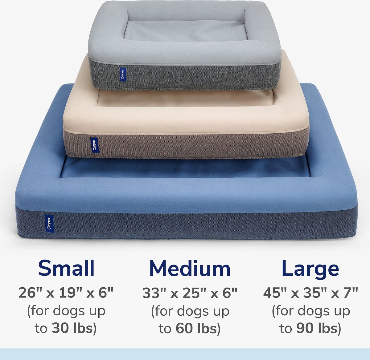 Casper Bolster Dog Bed