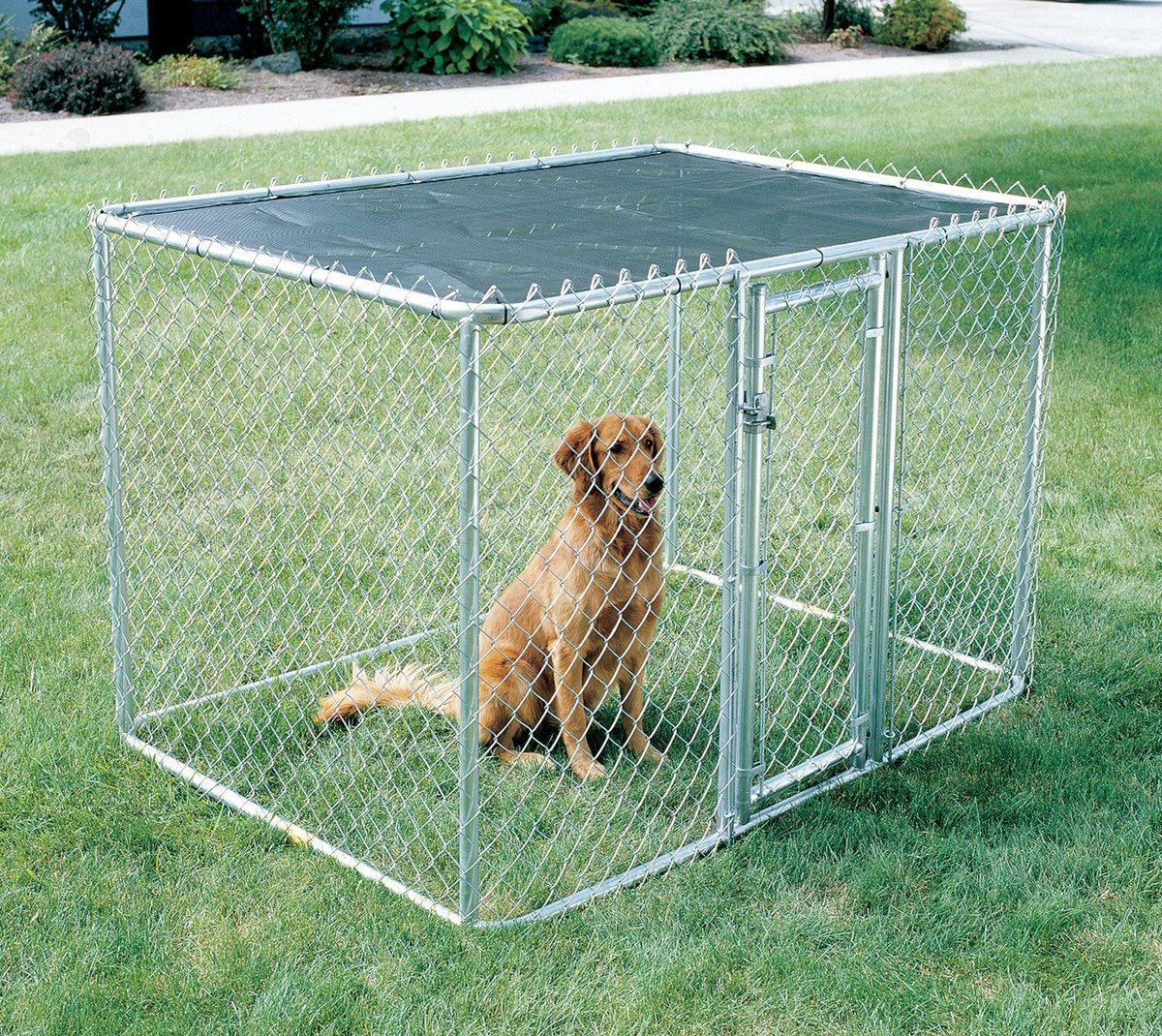 MidWest K9 Steel Chain Link Portable Outdoor Dog Kennel