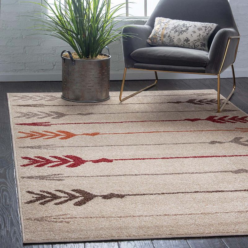 Unique Loom Autumn Arrow Rug