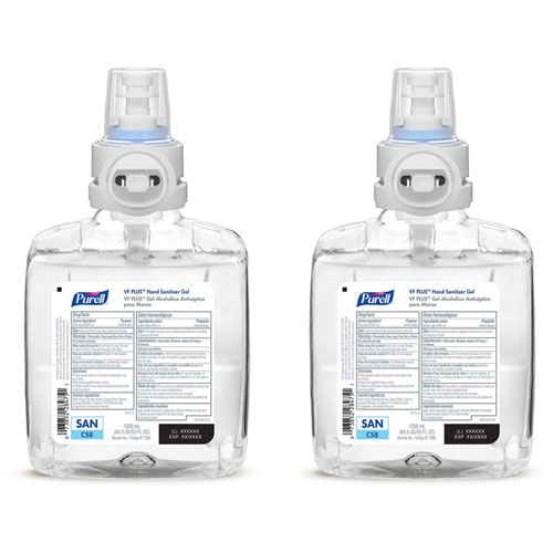 Gojo Purell VF PLUS Sanitizing Gel Refill | 40.6 fl oz (1200 mL)， 2