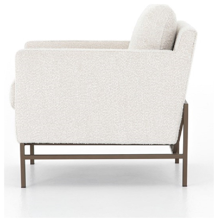 Vanna chair knoll natural   Transitional   Armchairs And Accent Chairs   by AFB Decor  Houzz