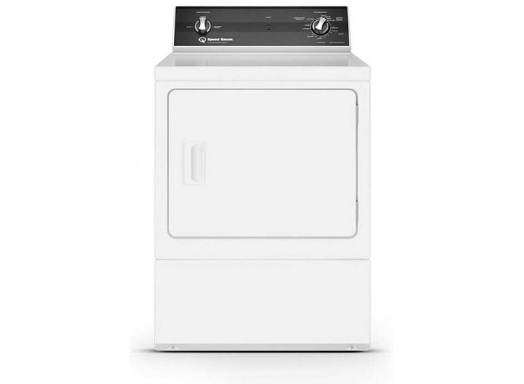 Speed Queen ADA 7 Cu. Ft. White Sanitizing Gas Dryer