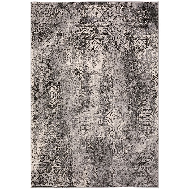 Addison Dayton Transitional Erased Persian Silver Area Rug