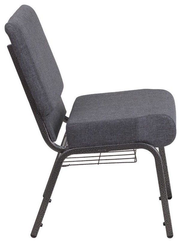 Hercules Series 21  x27 x27Chair With Book Rack   Contemporary   Armchairs And Accent Chairs   by Furniture East Inc.  Houzz