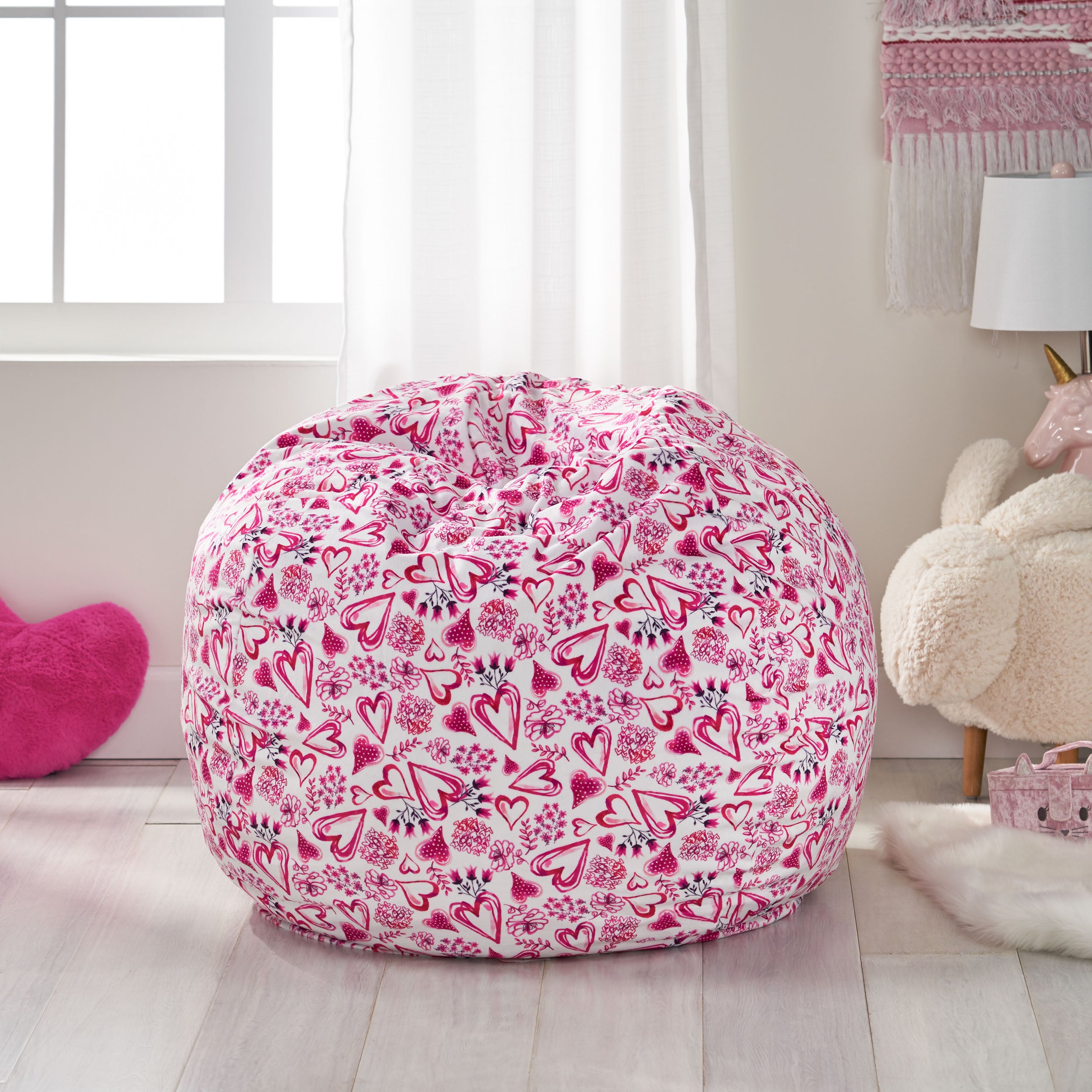 Talitha Modern 3 Foot Fabric Bean Bag