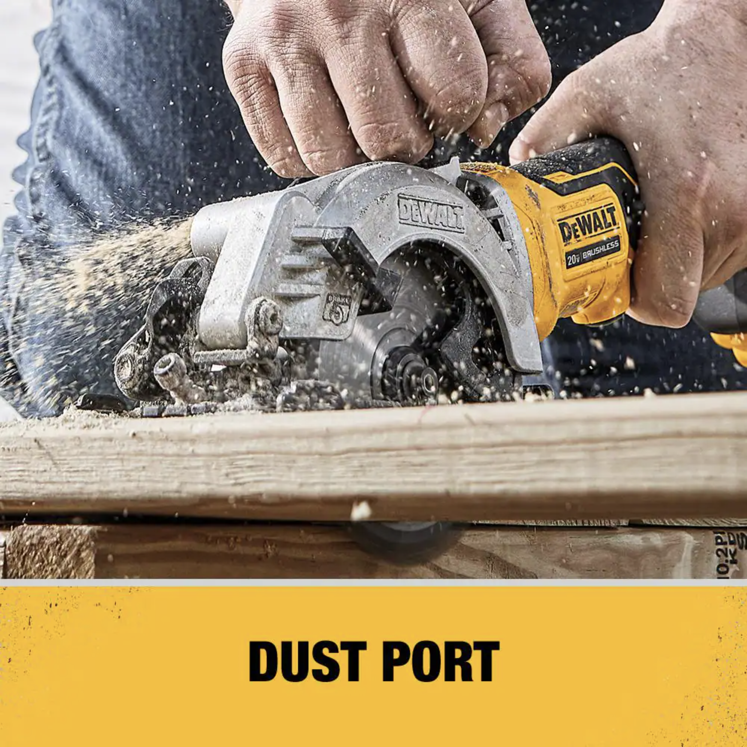 Dewalt ATOMIC 20-Volt MAX Cordless Brushless 4-1/2 in. Circular Saw (Tool-Only) DCS571B