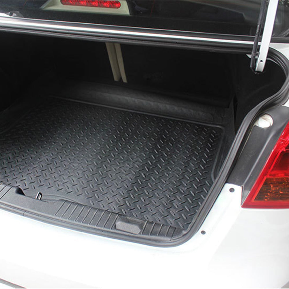 Universal Fit Trimmable Heavy Duty Rubber All Weather Liner Trunk Cargo Floor Mat