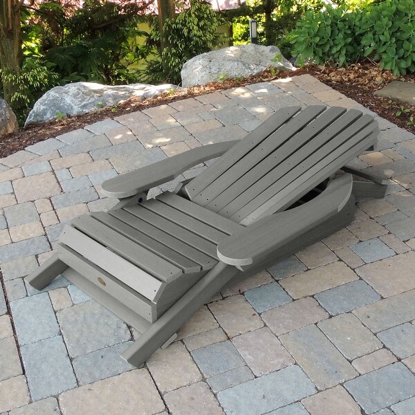 Ecofriendly KingSize Folding and Reclining Adirondack Chair