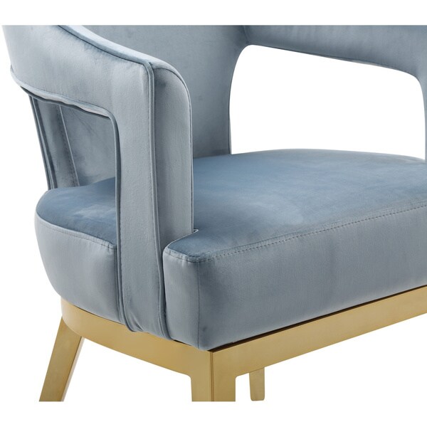 Chic Home Danu Velvet Upholstered Accent Chair