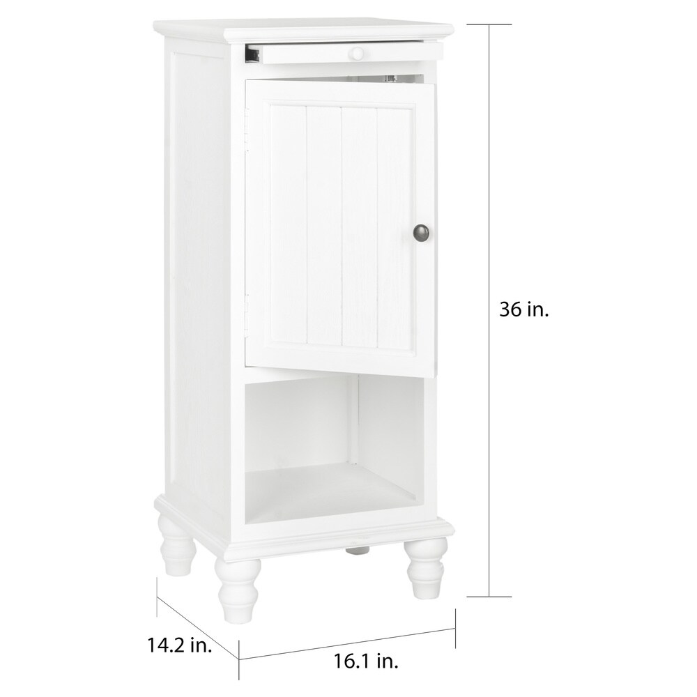 SAFAVIEH Jezabel White End Table   16.1\