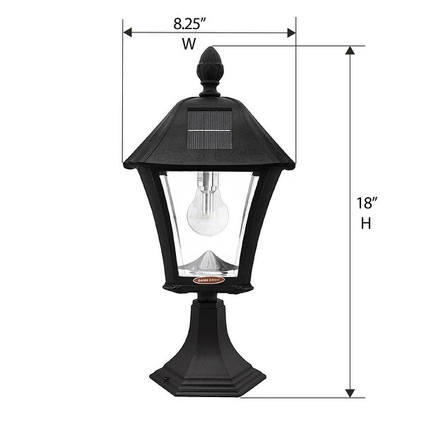 Baytown Bulb Solar Light with GS Solar LED Light Bulb Wall/Pier/3