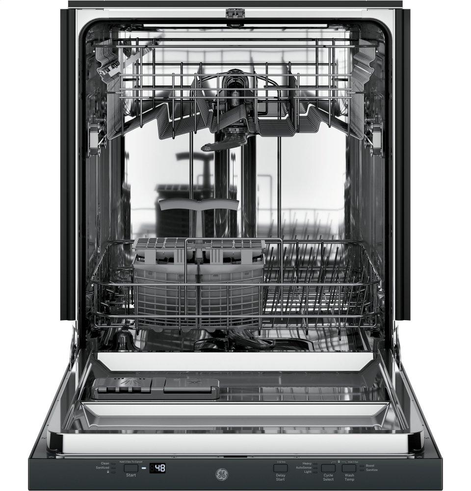 Ge Appliances GDT225SGLBB Ge® Ada Compliant Stainless Steel Interior Dishwasher With Sanitize Cycle