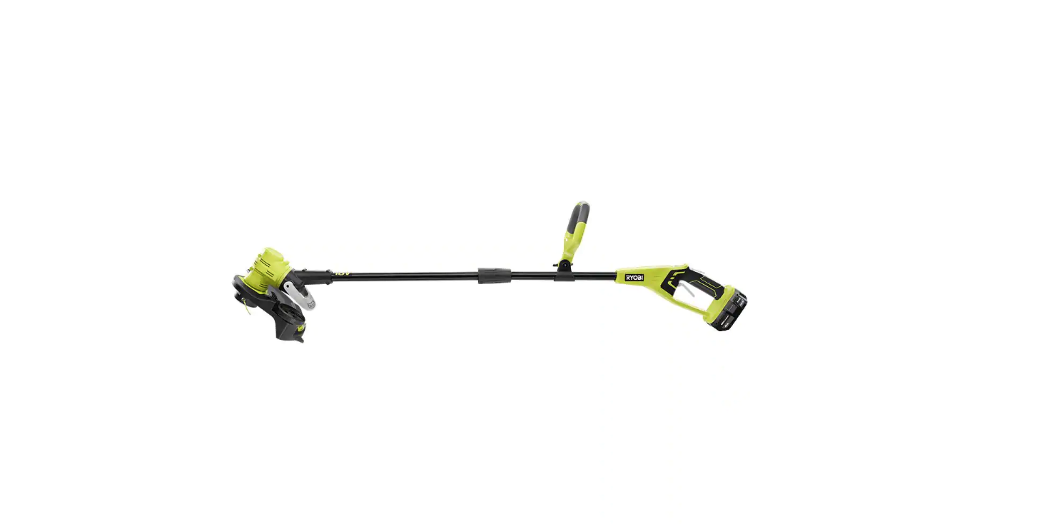 RYOBI P2035 ONE+ 18V Cordless Battery String Trimmer/Edger and Jet Fan Blower Combo Kit with 4.0 Ah Battery and Charger