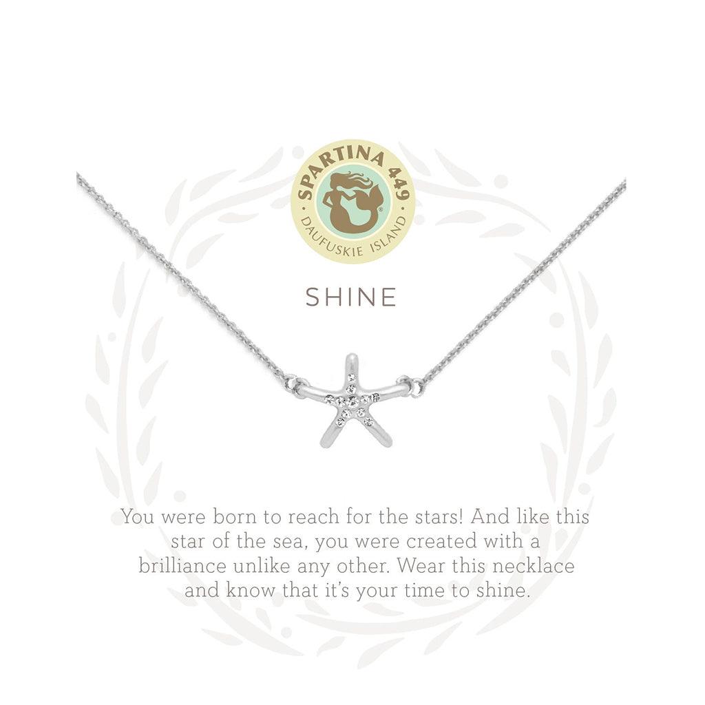 Spartina  Sea La Vie Shine Necklace in Silver