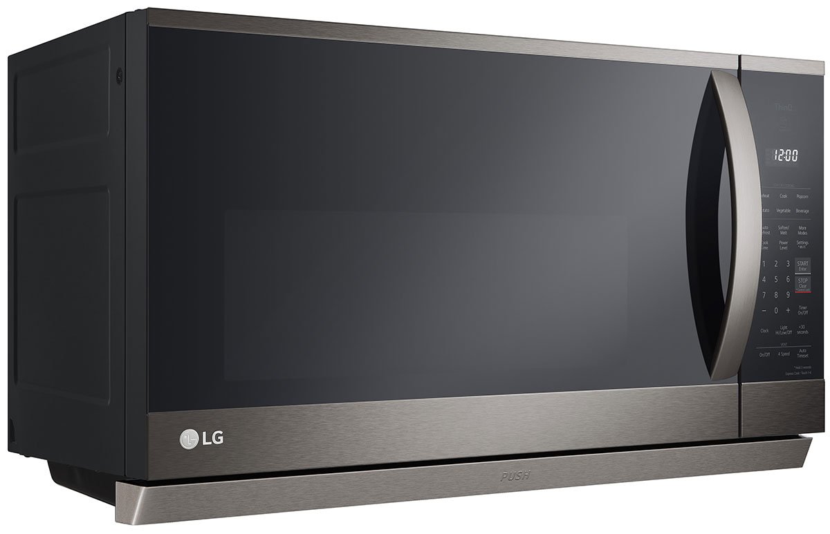 LG 2.1 Cu. Ft. PrintProof Black Stainless Steel Wi-Fi Enabled Over-The-Range Microwave Oven With EasyClean