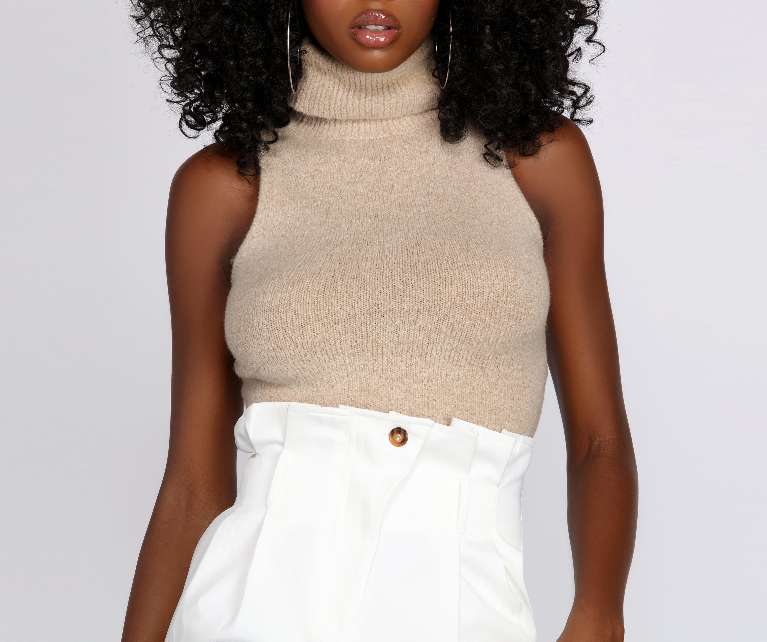 Keeping Knit Basic Cropped Sweater