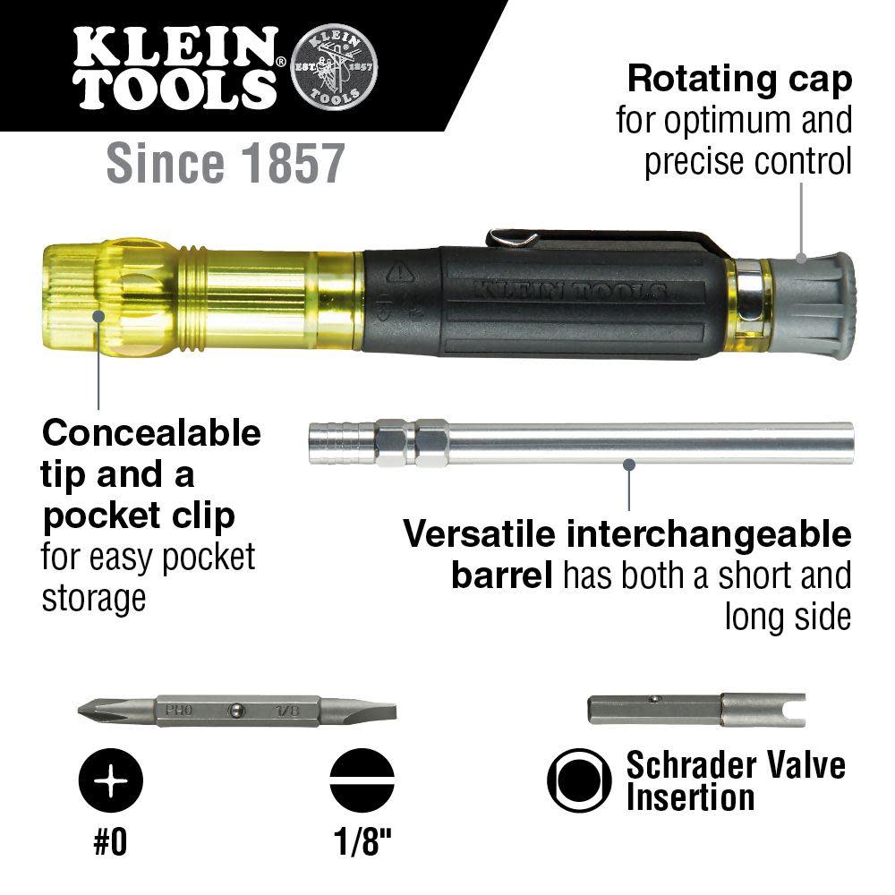 HVAC Pocket Screwdriver 3-in-1