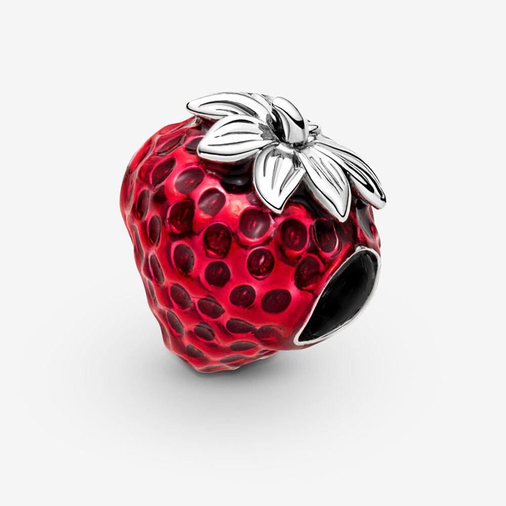 PANDORA  Seeded Strawberry Fruit Charm