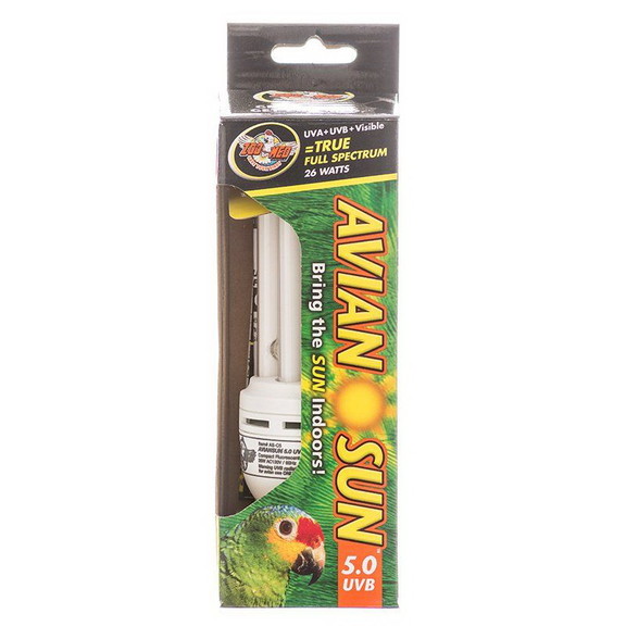 Zoo Med Avian AvianSun 5.0 UVB Compact Flourescent...