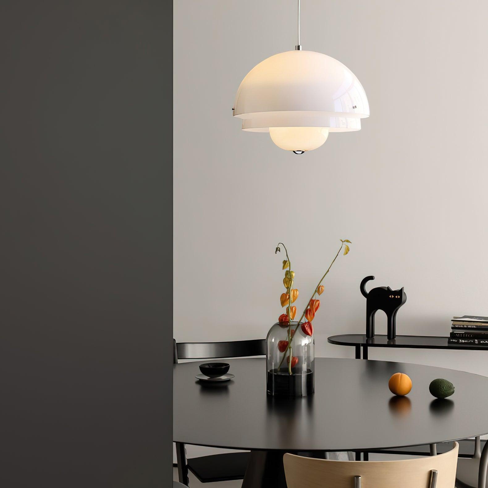 Milk White Layer Pendant Lamp