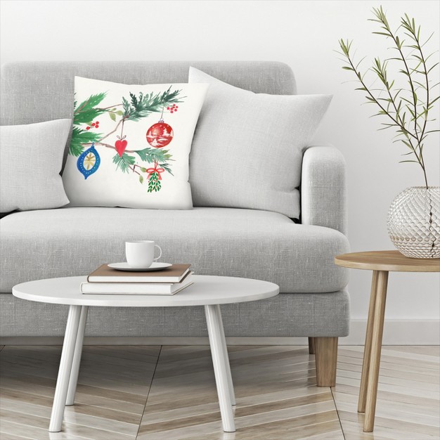 Christmas Toys By Pi Holiday Collection Minimalist Throw Pillow