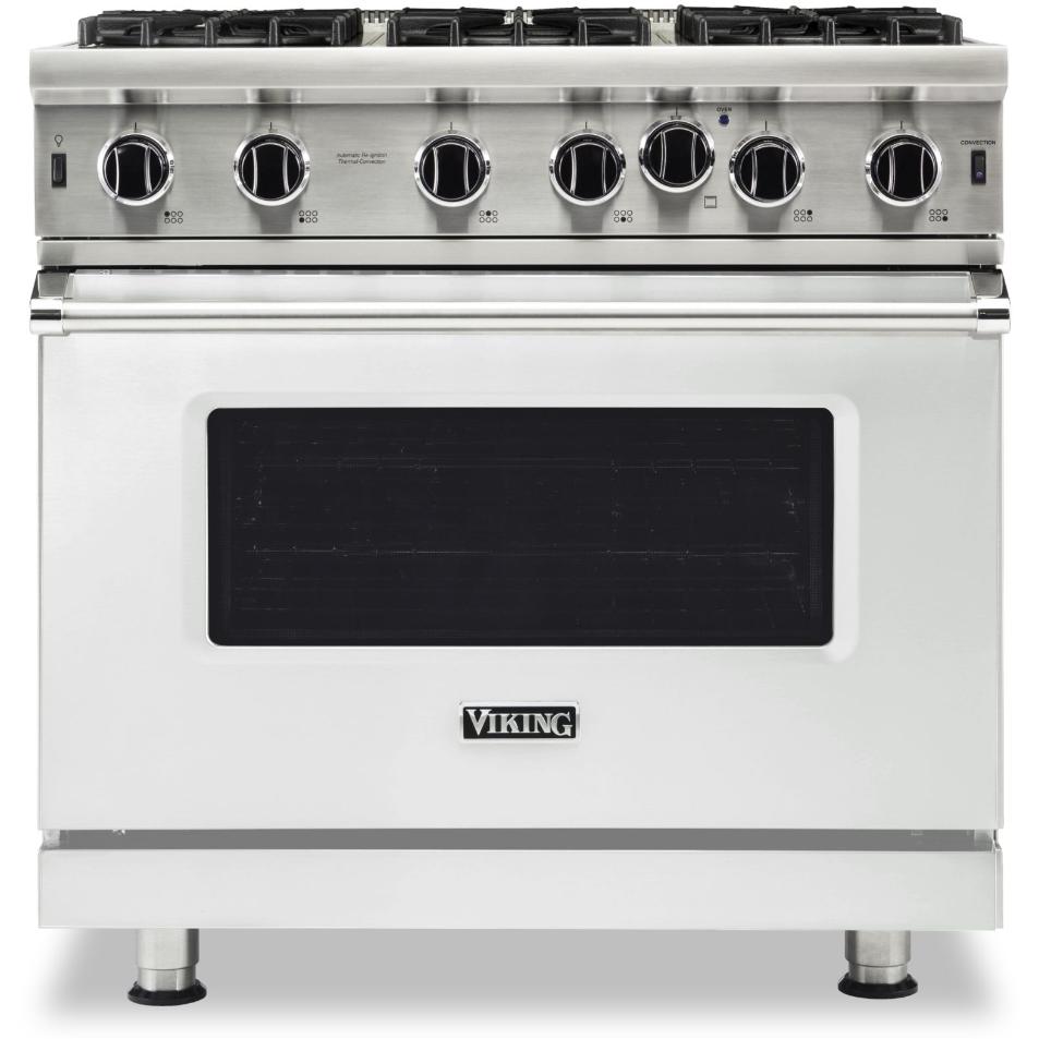 Viking 36-inch, 5.1 cu.ft. Freestanding Gas Range with Convection Technology VGIC5362-6BFWLP