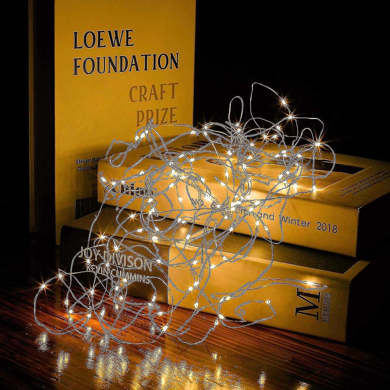 Pack Of 10 2m Fairy Light 20 Led Battery Operated Fairy String Light Waterproof Copper Wire Starry C