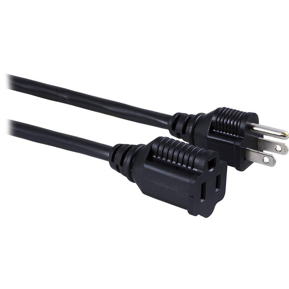 UltraPro 15 ft. Heavy-Duty Extension Cord Black (2-Pack) 46865