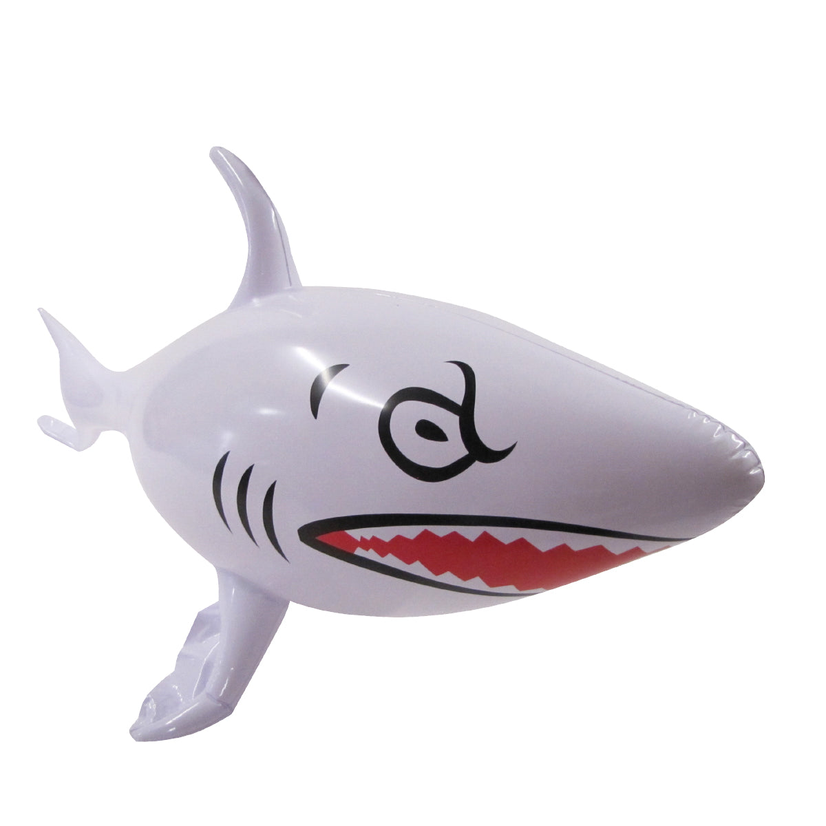 3pc 45" Inflatable Shark Swimming Pool Float Set Blow Up Water Toy Party Decor Floaties