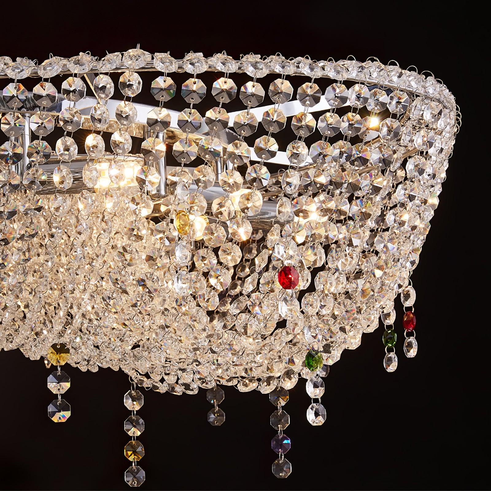 Modern Round Crystal Chandelier