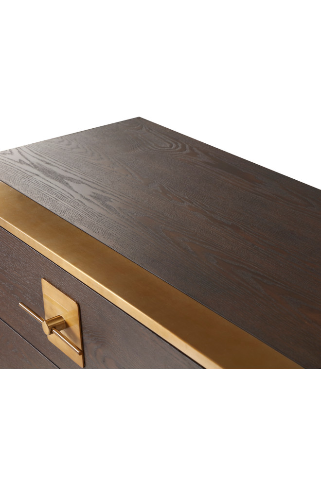 Brown Ash Chest of Drawer  Liang  ampEimil Ophir   Contemporary   Accent Chests And Cabinets   by Oroa   Distinctive Furniture  Houzz