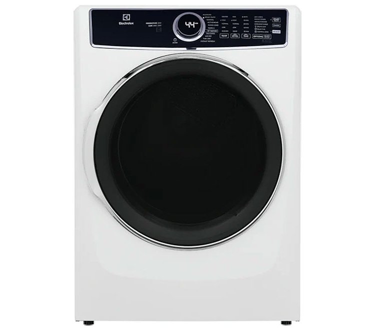 Electrolux 8 Cu. Ft. White Front Load Perfect Steam Gas Dryer With LuxCare Dry and Instant Refresh