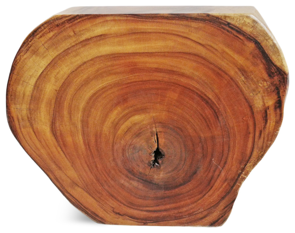 Organic Monkey Pod Side Table 2   Rustic   Side Tables And End Tables   by Design Mix Furniture  Houzz