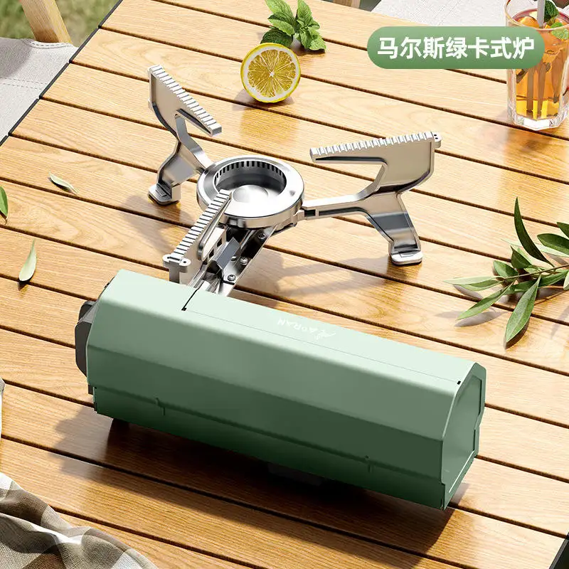 Outdoor Folding Metal multi fuel Cooking Furnace Picnic Mini Gas portable camping stove