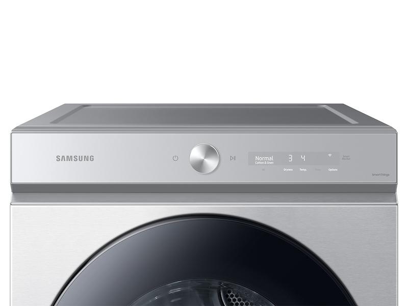 Samsung DVE53BB8700T Bespoke 7.6 Cu. Ft. Ultra Capacity Electric Dryer With Super Speed Dry And Ai Smart Dial In Silver Steel