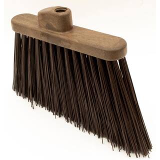 CFS Brands Sparta 12 in. Brown Polypropylene Unflagged Upright Broom Head (12-Pack) 36868EC01