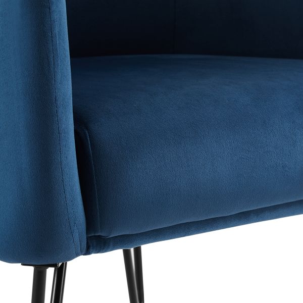 Parkway Velvet Accent Chair