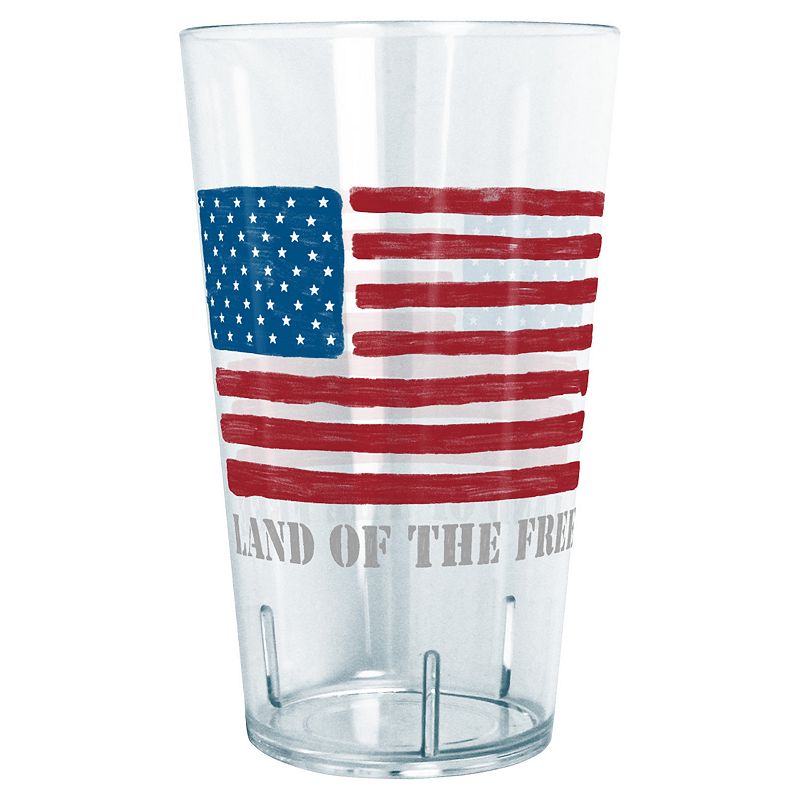 Land Of The Free USA Flag 24 oz. Tritan Tumbler