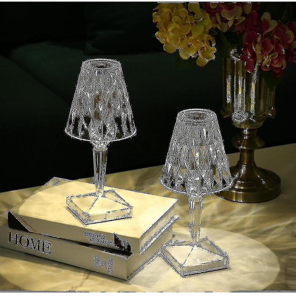 Italian Design Kartell Acrylic Night Light Table Lamp