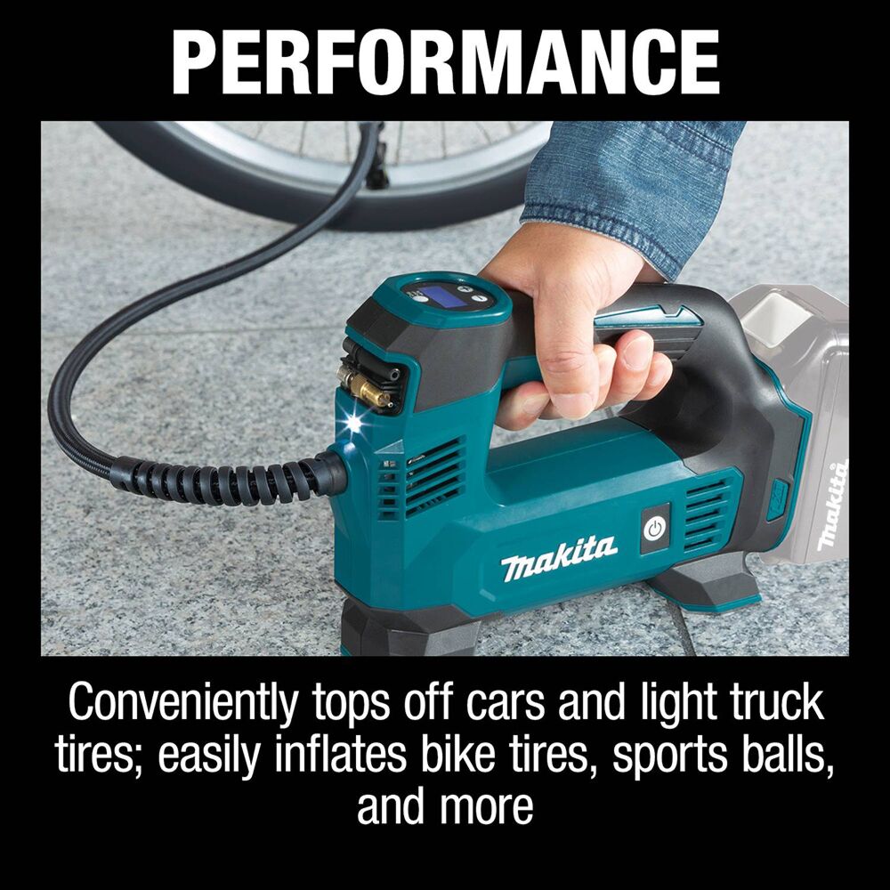 Makita DMP180ZX 18V LXT Lithium‑Ion Cordless Inflator