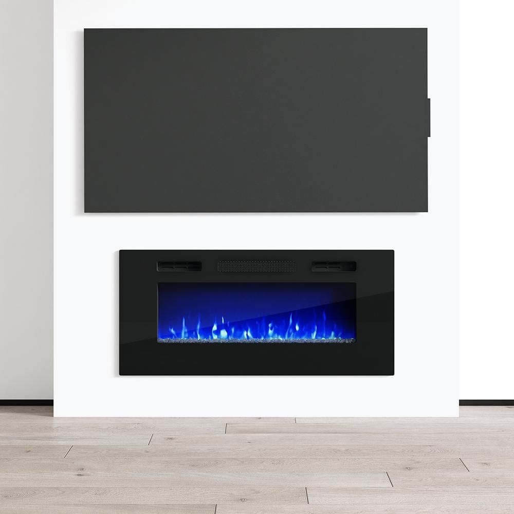 EFire1 40 inch Recessed Wall mounted Electric Fireplace Heater