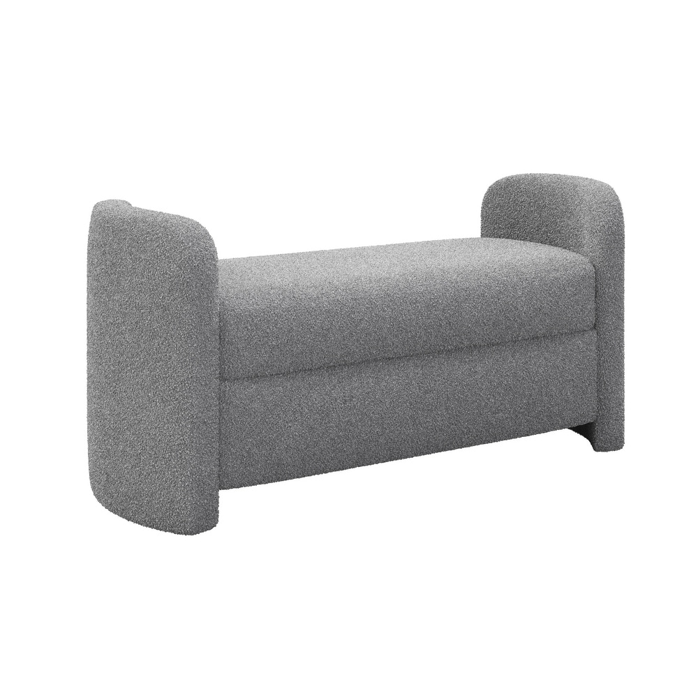 Leven Upholstered Bench with Arms
