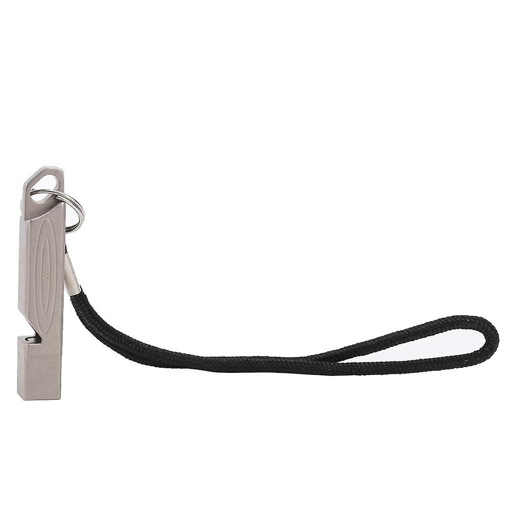 Portable Survival Whistle Titanium Alloy Student Outdoor Activities Emergency Whistle Pe Teacher Supplies