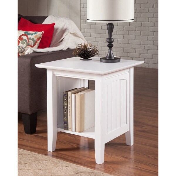 Nantucket Solid Wood End Table Set of 2