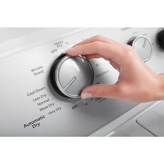 Whirlpool 7.0 cu. ft. 240-Volt White Electric Vented Dryer with AUTODRY Drying System