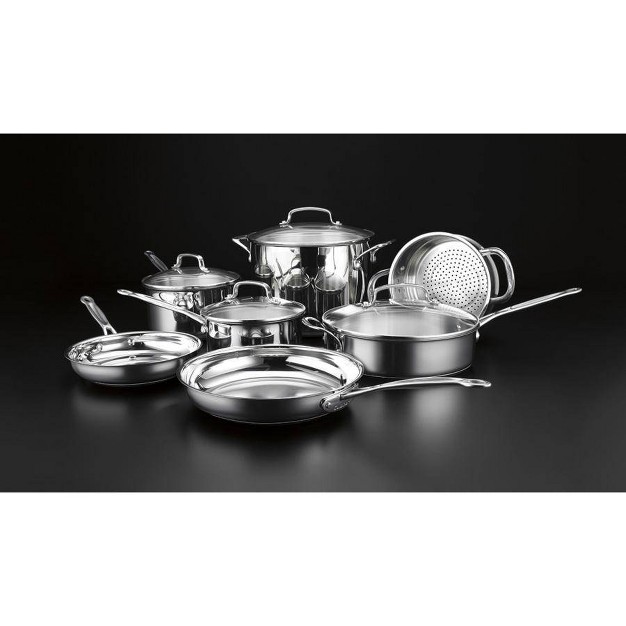 Cuisinart Chef x27 s Classic 11pc Stainless Steel Cookware Set 77 11g