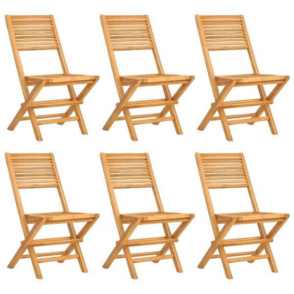 vidaXL Folding Patio Chairs 2/4/6/8 pcs 18.5